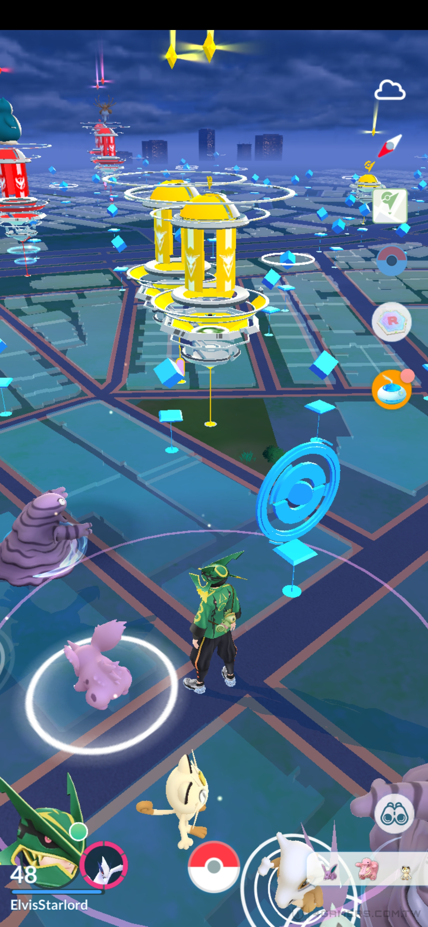 Screenshot do Pokemon Go